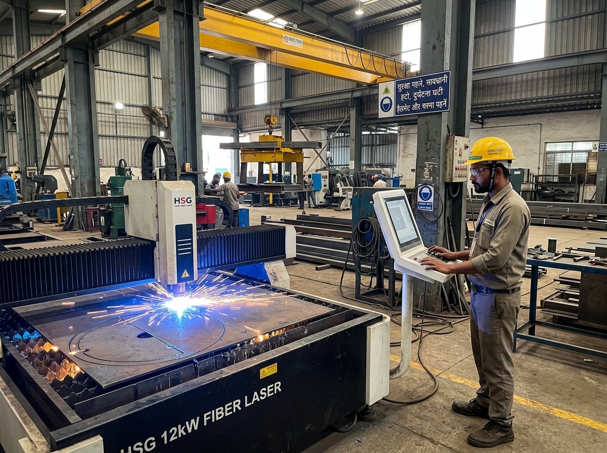 CNC Fiber Laser & Plasma Profiling Bay
