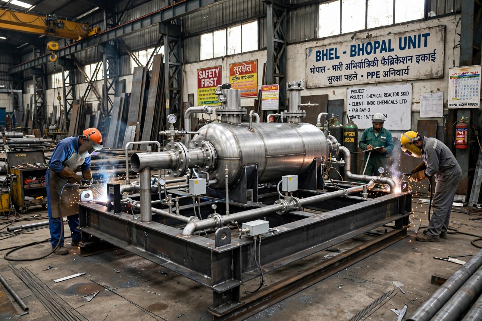 High-Pressure Stainless Reactor Skids